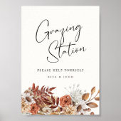 Poster Panneau Mariage de la station de pâturage Boho Cre (Devant)