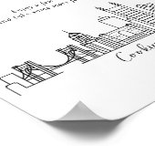 Poster Panneau Mariage de la table de témoins de Pittsbur (Coin)