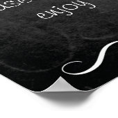 Poster Panneau mariage débranché Chalkboard (Coin)