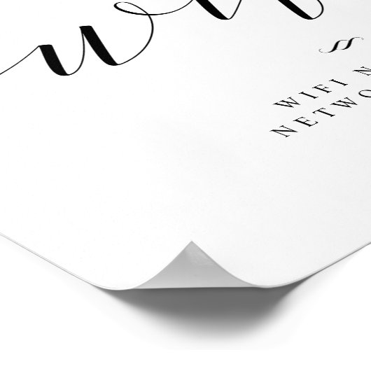 Poster Panneau Mariage du script de calligraphie de mot d (Coin)