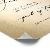 Poster Panneau Mariage du service de navette de script de (Coin)