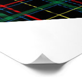 Poster Panneau Mariage écossais Tartan Coeur débranché (Coin)