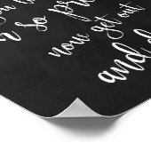 Poster Panneau Mariage femme salle de bain 8x10 (Coin)