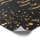 Poster Panneau mariage Hashtag (Coin)