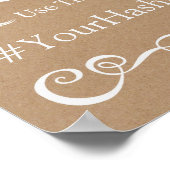 Poster Panneau mariage - Hashtag Russie - Panneau Mariage (Coin)