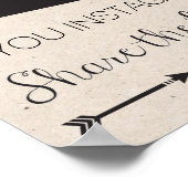 Poster Panneau Mariage Instagram (Coin)