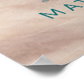 Poster Panneau Mariage Island Breeze Love is Swereat (Coin)