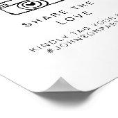 Poster Panneau Mariage KENNEDY Oh Snap Photo (Coin)