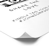 Poster Panneau Mariage KENNEDY Oh Snap Photo (Coin)