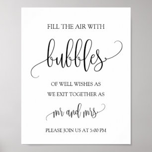 Poster Panneau mariage / Nouvelle Table Top Signal