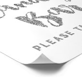 Poster Panneau Mariage ou douche à bonbons Confetti en ar (Coin)