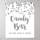 Poster Panneau Mariage ou douche à bonbons Confetti en ar (Devant)