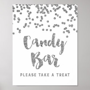Poster Panneau Mariage ou douche à bonbons Confetti en ar