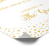 Poster Panneau mariage - Panier de bain homme Confetti (Coin)