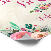 Poster Panneau mariage - Panneau de la barre du désert (Coin)