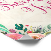 Poster Panneau mariage - Panneau de la barre du désert (Coin)