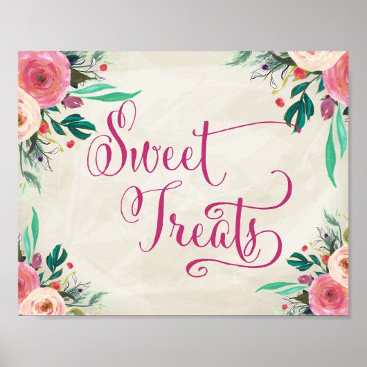 Poster Panneau mariage - Panneau de la barre du désert (Devant)