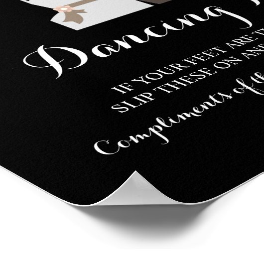 Poster Panneau Mariage Pied Pied Pied Pied Pied Pied Flop (Coin)