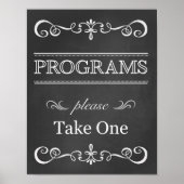 Poster Panneau mariage - Programme de mariage Panneau de  (Devant)