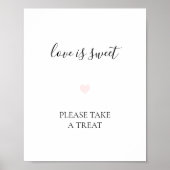 Poster Panneau Mariage Rebecca Simple Dessert (Devant)