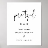 Poster Panneau Mariage STELLA Pretzel Bar (Devant)