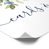 Poster Panneau Mariage Sunflower Eucalyptus Cartes et cad (Coin)