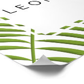 Poster Panneau mariage Tropical Elegant Cartes et Cadeaux (Coin)