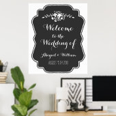 Poster Panneau mariage Welcome 30x36 Panneau de signalisa (Bureau à domicile)