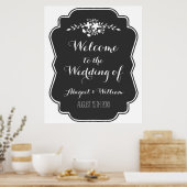 Poster Panneau mariage Welcome 30x36 Panneau de signalisa (Cuisine)