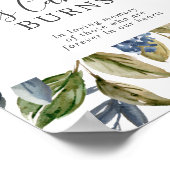 Poster Panneau Mémorial de la verdure d'automne cette bou (Coin)