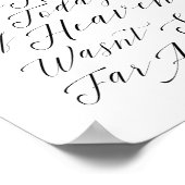 Poster Panneau Mémorial de Script Nous Savons Que Vous Se (Coin)