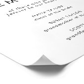 Poster Panneau Mémorial En Mémoire Avec Une Typographie C (Coin)