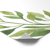 Poster Panneau MENU BARRE | bar mariage botanique verdoya (Coin)