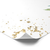 Poster Panneau MENU BARRE | bar mariage botanique verdoya (Coin)