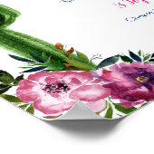 Poster Panneau mexicain coloré Taco Bar (Coin)