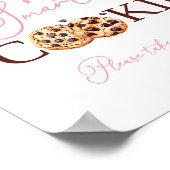 Poster Panneau Mignonne Rose Une Cookie Intelligente (Coin)