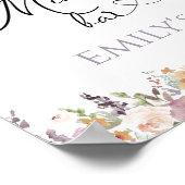 Poster Panneau minimaliste fleur sauvage mimosa (Coin)