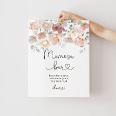 Poster Panneau minimaliste fleur sauvage mimosa