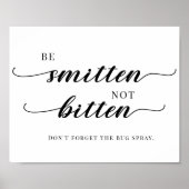 Poster Panneau minimaliste Mariage écran solaire et Spray (Devant)