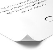 Poster Panneau Moderne À jamais dans nos cœurs en souveni (Coin)