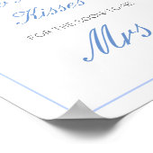 Poster Panneau modifiable « Devinez combien de baisers po (Coin)