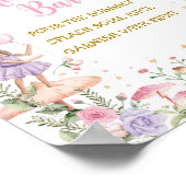 Poster Panneau Momosa Bar Fée Florale Jardin bébé Fille (Coin)