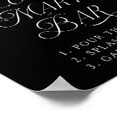 Poster Panneau Moody Gothique Violet Floral Bloody Mary B (Coin)