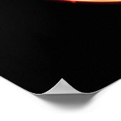 Poster Panneau Neon du lecteur psychique (Coin)