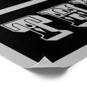 Poster Panneau occidental Le trou d'eau (Coin)