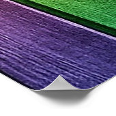 Poster Panneau Om sur bois multicolore (Coin)