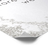 Poster Panneau Ombré Dusty Blue Frosted En Mémoire De (Coin)