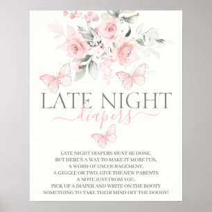 Poster Panneau papillon Diapeurs nocturnes