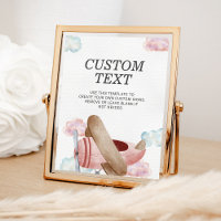 Panneau personnalisé de fête d'anniversaire de l'a