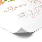 Poster Panneau personnalisé de partie de pêche (Coin)